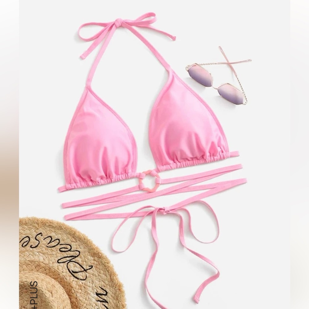 Baby pink bathing suit from Shein